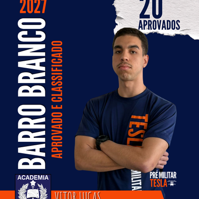 Vitor Lucas — Aprovado no Barro Branco